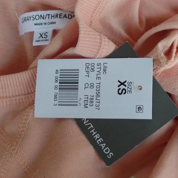 NWT Grayson Threads Pink XS T-Shirt Rose' the day away Graphic Tee Top NEW - Picture 7 of 7